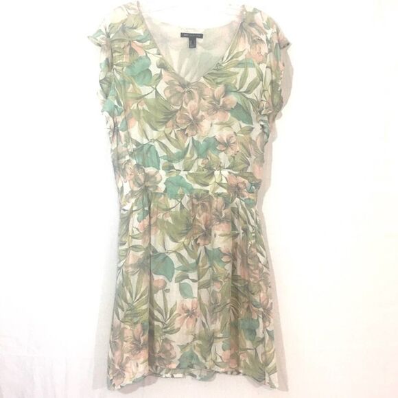 MNG Mango Hawaiian Floral Dress Size Small - Picture 1 of 5